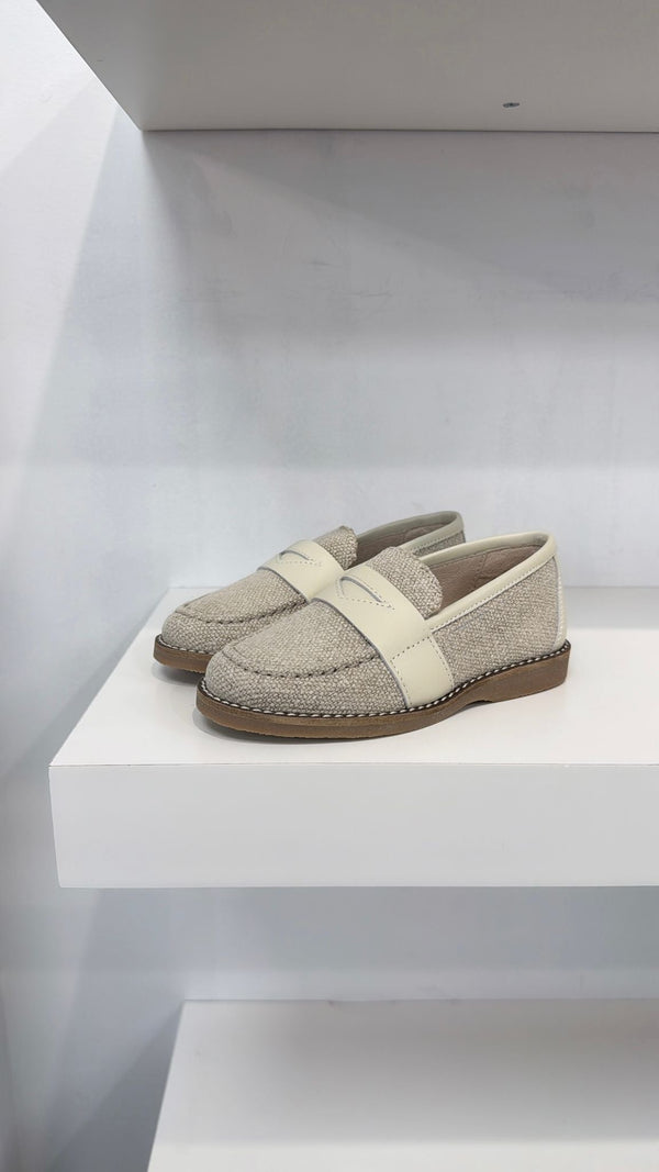 Don Louis Natural Linen Loafer