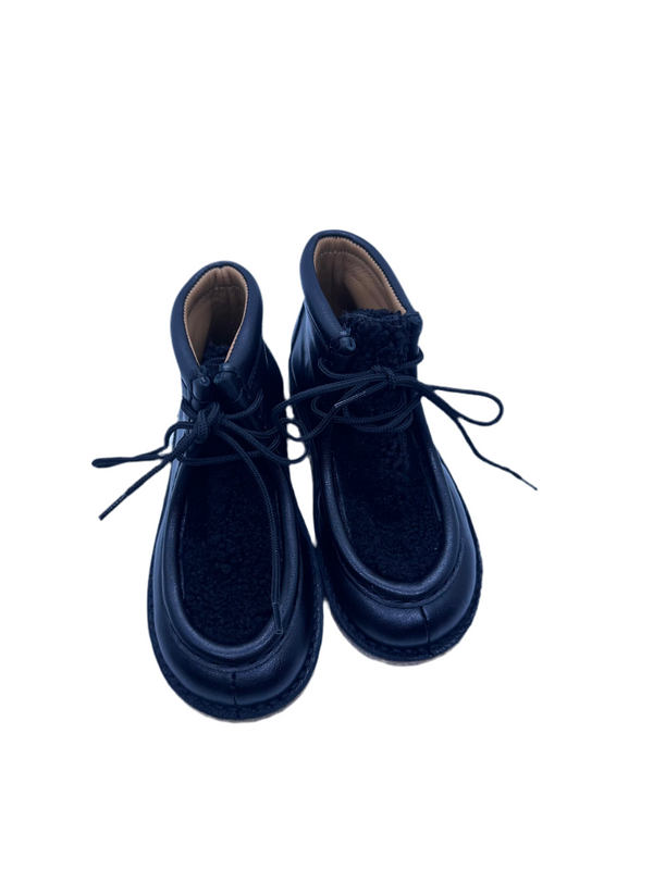 Papanatas Napa Negro Baby Bootie