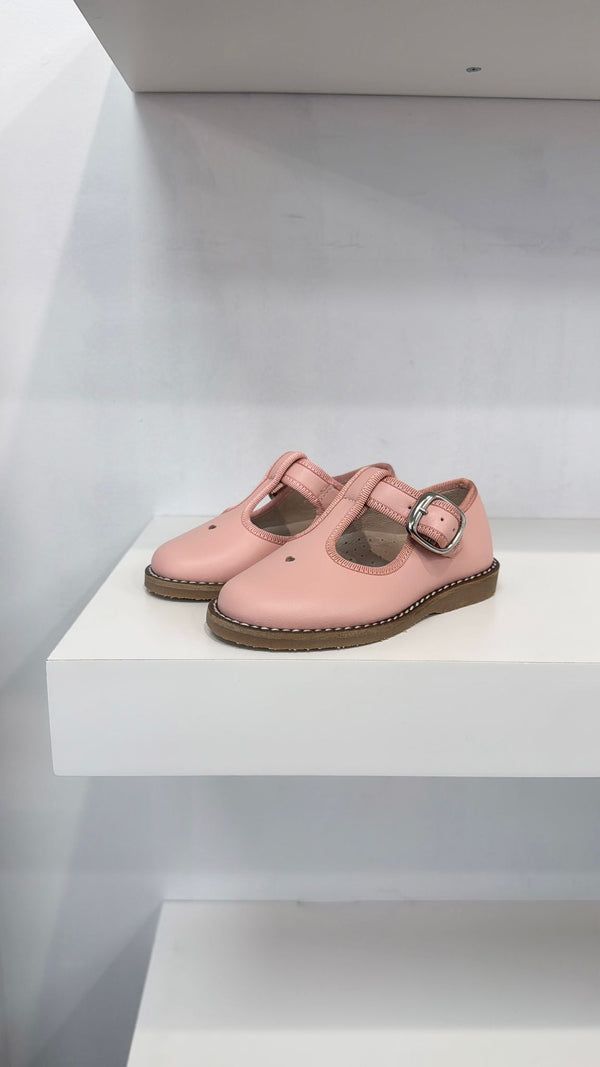 Don Louis Pink Heart Cutout T Bar