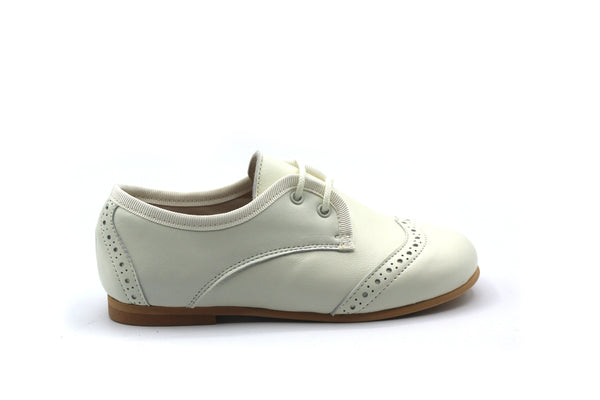 LMDI Cream Wingtip Oxford