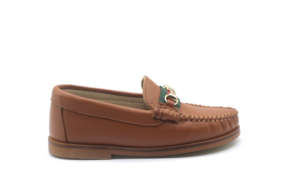 Don Louis Camel Chain Loafer