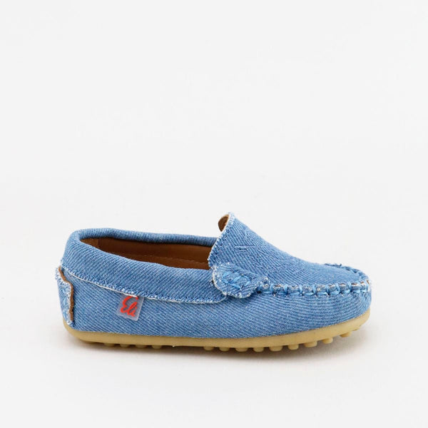 Papanatas Denim Embroidered Loafer