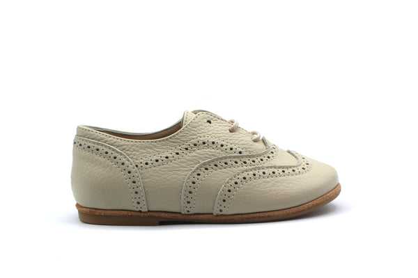 Manuela De Juan Cream Wingtip Oxford