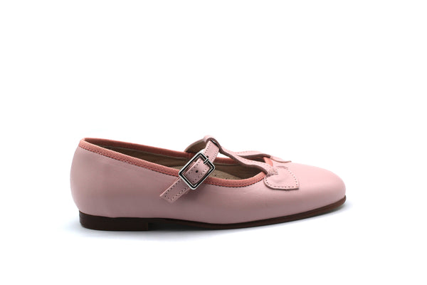 Don Louis Pink Heart T-Strap