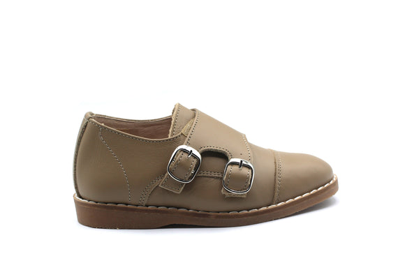 Don Louis Taupe Monk Shoe