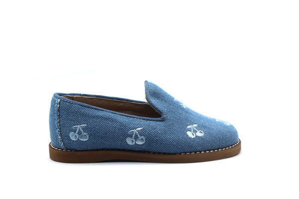 Don Louis Denim Mini Cherries Loafer