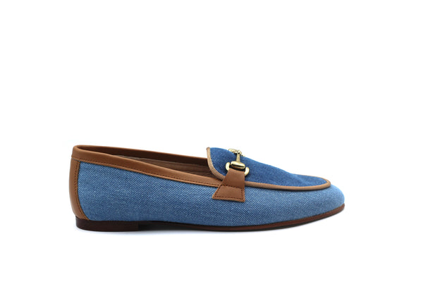 Don Louis Denim Buckle Loafer