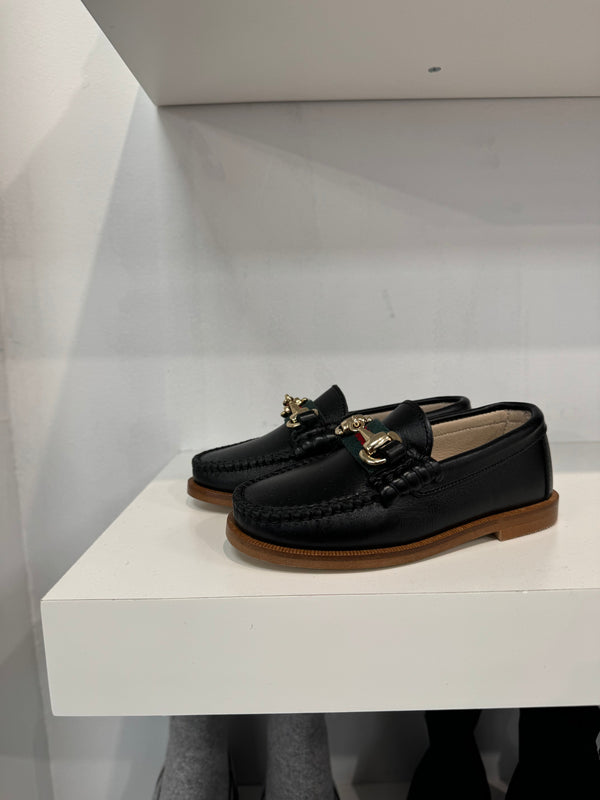 Don Louis Black Chain Loafer