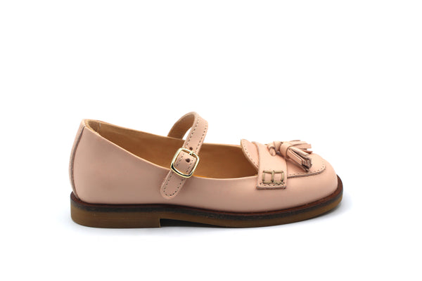Ocra Pink Fringe Mary Jane