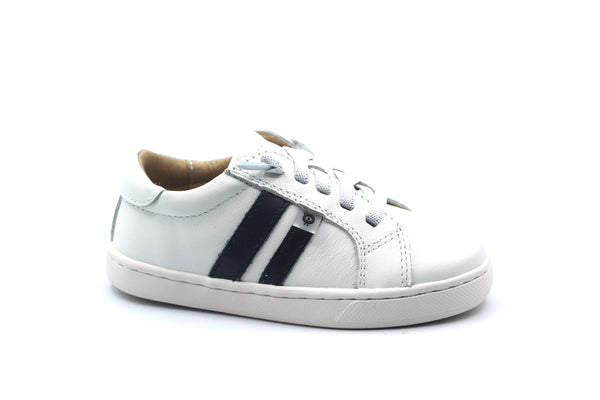 Old Soles White Stripe Zipper Sneaker