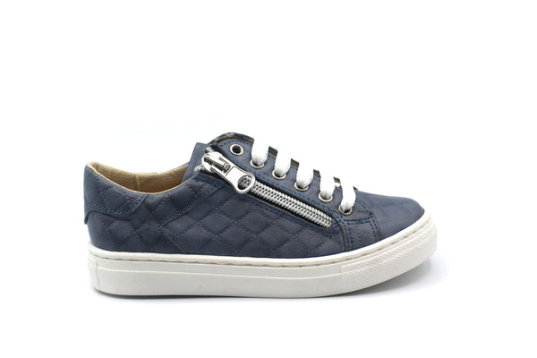 Papanatas Blue Quilted Sneaker