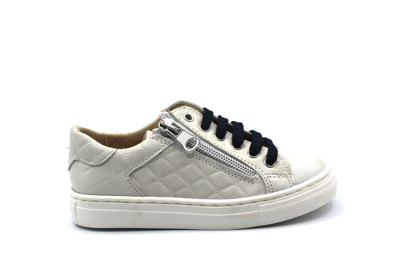 Papanatas White Quilted Sneaker