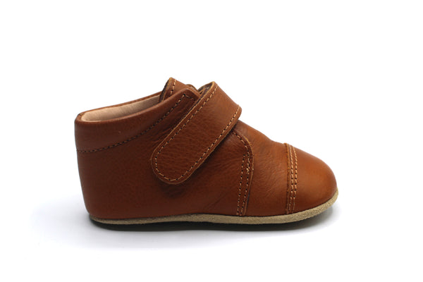 Petit Nord Cognac Velcro Shoe