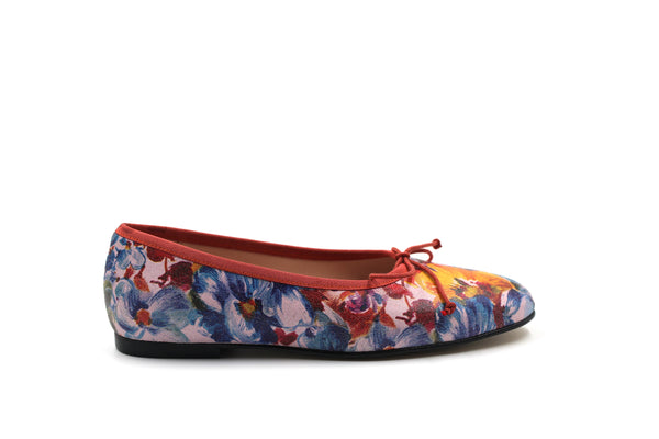 Valencia Floral Print Ballet Flat