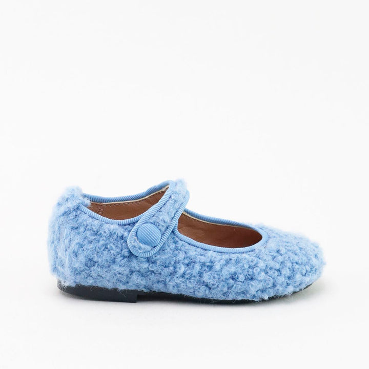 Papanatas Blue Sapphire Sherpa Mary Jane – Hal Outlet