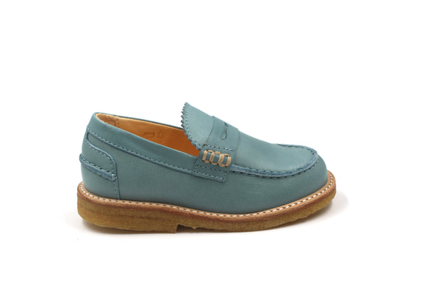 Angulus Mint Blue Penny Loafer