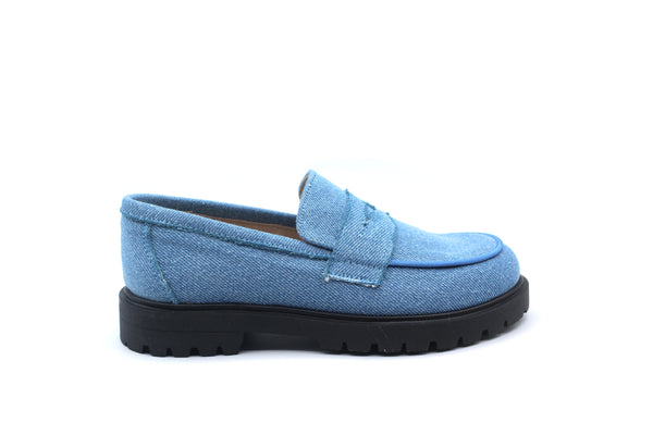 Don Louis Denim Chunky Loafer