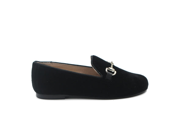 Don Louis Black Velvet Smoking Shoe with Chain