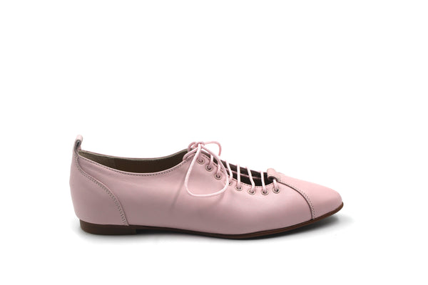 LMDI Pink Pointed Lace Up