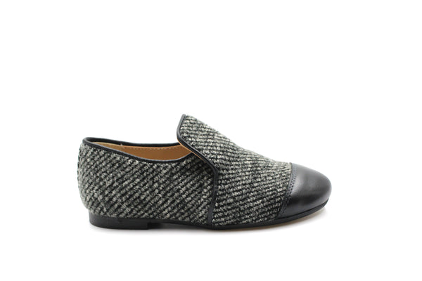Papanatas Gray Wool Smoking Shoe