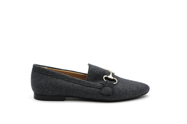 Papanatas Wool Pointed Buckle Loafer