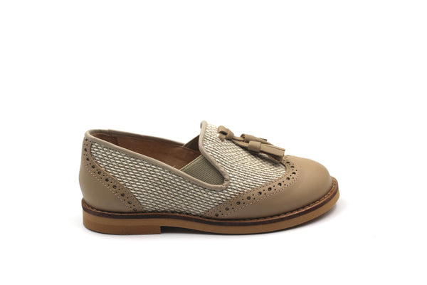 Sonatina Taupe Jack Tassel Loafer